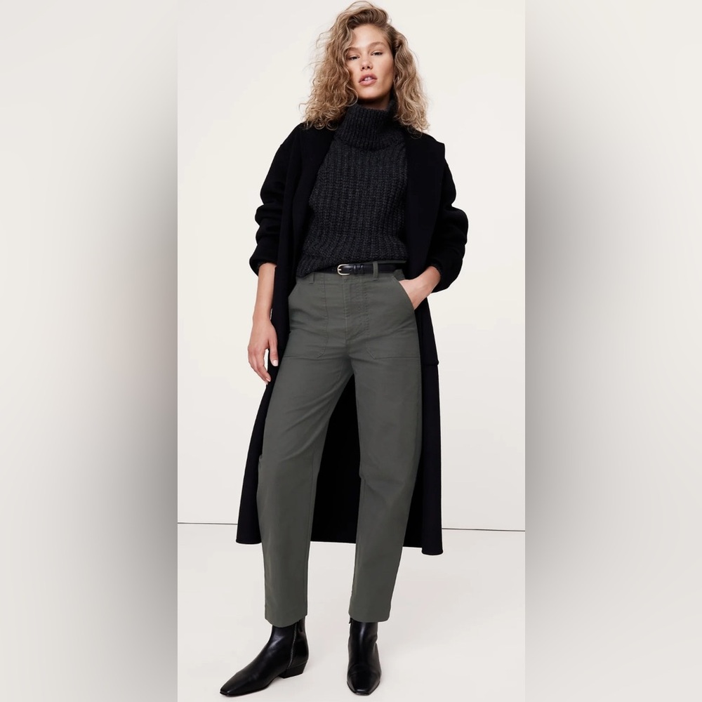 Banana Republic Grey Barrel Utility Chino